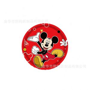 Décorations de fête sur le thème de la souris de dessin animé, assiettes en papier, gobelets, serviettes, bannière, nappe, <span class=keywords><strong>vaisselle</strong></span> jetable pour la fête d'anniversaire des enfants - Product Image 2