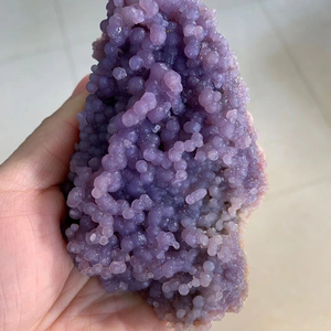 Cluster di agata di cristalli di guarigione di pietra minerale di agata viola di quarzo spirituale naturale - Product Image 2