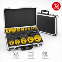 Jeu de forets à noyau en alliage bimétallique M42 pour le forage de puits, tubes en aluminium et en acier, outils de perçage multifonctionnels pour percer des trous