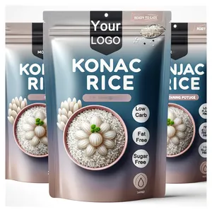 Indonesian Instant Konjac Rice Private Label Gluten Free Rice