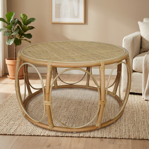 Unique Design Natural <b>Rattan</b> Bedside Table Premium Quality Hand-crafted <b>Bed</b> Side Tables For Bedroom Decor From Vietnam - Product Image 1