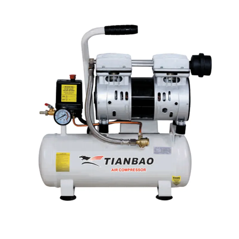 TB-550-9L 102L/min 1440 R/min 0.55HP/KW High Pressure Direct Drive Oil Free Portable Air Compressor Price 9L