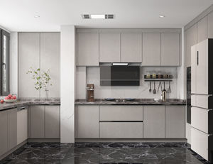 Customizable Modern <b>Kitchen</b> <b>Furniture</b> Set with Sturdy Cabinets and Granite Countertops Free Design Included - Product Image 3