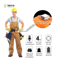 Diffusion Rechargeable Détecteur de Gaz 4 en 1 Détecteur Portable Multi Gaz CO H2S Oxygen Ex Meter