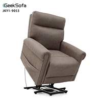 Geeksofa Fauteuil inclinable électrique à trois moteurs avec appui-tête électrique pour les personnes âgées