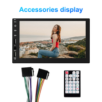Lecteur stéréo de voiture MP5 F133A/B FM BT 12V 2 Din EQ USB AUX