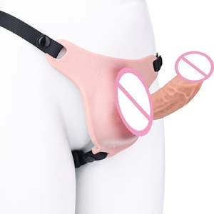 FAAK Wearable Pussy Pants Male Penis Harness Strapon Pussy Realistic Clit Vagina Patch Sex <b>Toys</b> Strapon Pussy <b>for</b> <b>Men</b> - Product Image 6