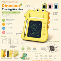 Tableau de dessin électronique parlant en plastique pour enfants de 5 à 7 ans, jouet de peinture - Cadeau éducatif précoce