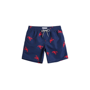 <b>Mens</b> Mid Swim <b>Trunks</b> Eco-Friendly Knee Length Quick Dry Windproof Mesh Lining Pockets Comfortable Breathable Casual 100% Cotton - Product Image 1