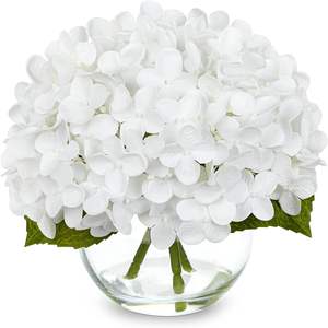Hortensia Artificial de Látex con Tacto Real, Rama Individual, Decoración para Comedor, Flores Artificiales, Venta Directa de Fábrica - Product Image 1