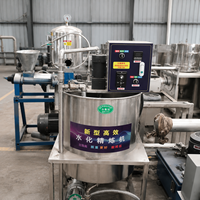 Ligne de production d'huile d'arachide vierge pressée à froid à double vis, issue de la transformation du lait