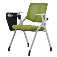 Siège en mousse tubulaire en métal au design minimaliste moderne Accoudoir de visiteur de bureau à usages multiples Fauteuil de conférence et de formation