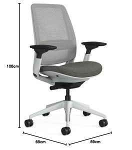 Nueva Silla de Oficina Ergonómica Giratoria y Reclinable con Soporte Lumbar Ajustable para Ejecutivos - Product Image 3