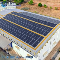Entrepôt à structure en acier intégrée avec panneaux photovoltaïques, garantie de performance, pour usine, avec charge lourde de panneaux solaires sur le toit