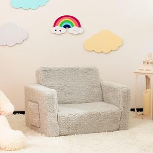 Meubles de chambre d'enfants canapé <span class=keywords><strong>pliable</strong></span> en mousse canapé rabattable en mousse moelleux et doux pour bébé nuage canapé-lit en peluche pour tout-petit chaise pour enfants - Product Image 5