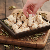 Allume-feu écologiques en laine de bois Fzmatch, imperméables, avec poignée, pour barbecues, foyers, camping, emballage