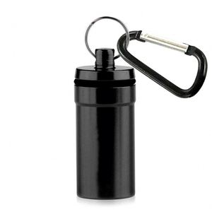 Porte-pilules personnalisé en métal aluminium avec porte-clés - Product Image 2