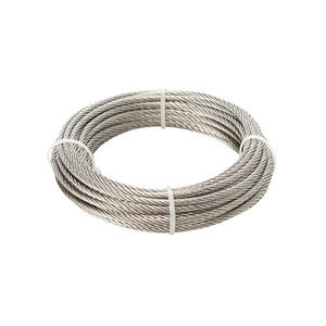 Kit d'accessoires pour l'éclairage Cuerda De Alambre 1.5mm 6mm 8mm 10mm <span class=keywords><strong>Inox</strong></span> A2 <span class=keywords><strong>A4</strong></span> 304 316 7x7 7x19 Câble métallique en acier inoxydable pour avion - Product Image 4