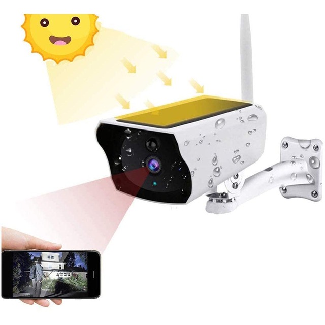 Solar 18650 Battery Power Wifi 4g Security Camera Outdoor CCTV Wireless Camera