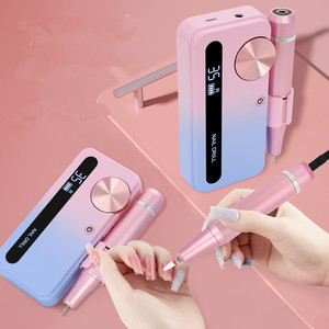 เครื่องเจียรเล็บไฟฟ้า 35000 รอบต่อนาที มอเตอร์ไร้แปรงถ่าน สแตนเลส ชาร์จผ่าน USB อเนกประสงค์ สำหรับร้านทำเล็บ - Product Image 2