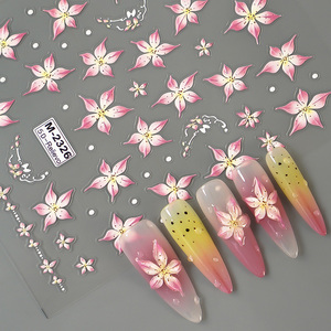 Calcomanías <span class=keywords><strong>de</strong></span> <span class=keywords><strong>Uñas</strong></span> con Diseño Floral 3D <span class=keywords><strong>de</strong></span> Lirios, Belleza en Flor, Gran Venta 2026, para <span class=keywords><strong>Uñas</strong></span> Impresionantes - Product Image 1