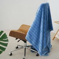 Couverture en molleton pour canapé, couverture douce en flanelle pour canapé-lit, couverture légère en peluche turquoise bleu clair dégradé