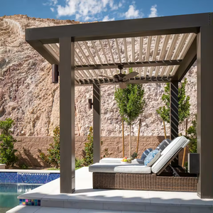 Pergola Bioclimatique en Aluminium Imperméable à Lames Orientables – Design Moderne pour Jardin et Extérieur – Structure en Aluminium Durable - Product Image 3