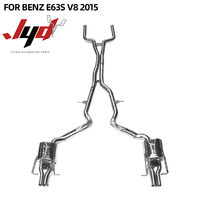 Tuyau d'échappement universel en acier inoxydable de haute qualité Mercedes-Benz E63/E63S W212 2015 AMG Racing Car Muffler Catback Exhaust