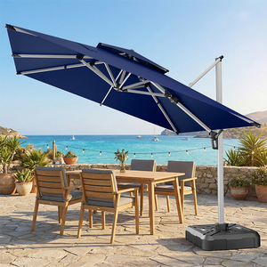Sombrilla de Jardín Moderna Personalizada HANYI, Sombrilla de Aluminio en Cantilever para Piscina, Patio y Playa - Product Image 2