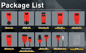 Autel Maxisys msobd2kit Bộ điều hợp không OBDII Bộ kết nối tuân thủ OE Tương thích với Maxisys Ultra ms919 ms909 mk908p Elite II - Product Image 5