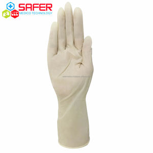 Guantes cómodos de látex de neopreno de grado médico de doble capa, fáciles de usar, suaves, desechables, impermeables, ligeros para uso quirúrgico - Product Image 3