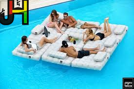 Nouveau Design Meilleur Qualité Île Gonflable <span class=keywords><strong>Piscine</strong></span> Flottant À Vendre - Product Image 5
