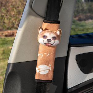 Almohada de Peluche para Reposacabezas de Coche 3D con Diseño de Dibujos Animados, Protección para el Cuello, Ventilación y Masaje, Accesorios Interiores para Asientos de Coche - Product Image 4