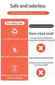 תעשייתי קצף פו דלת ספוג הדלת, חלון איטום רצועה חיתוך מותאם אישית גומי פס - Product Image 6