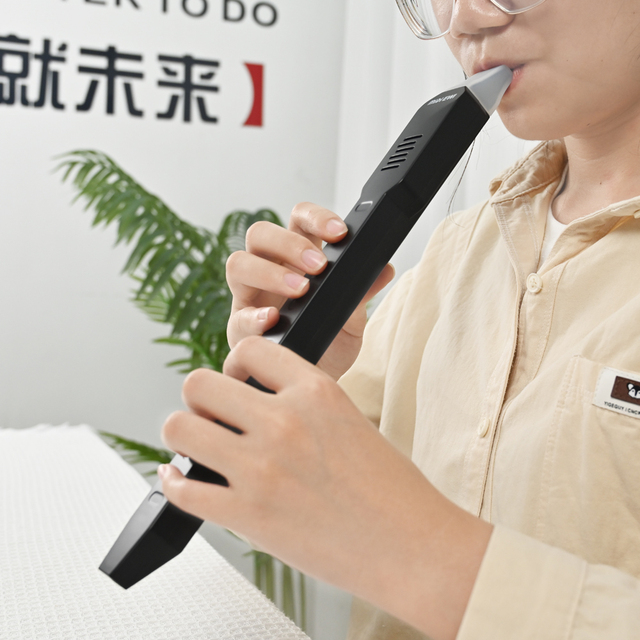 Small Stylish Design 10 Tones Pocket Saxophone Electronic Wind Instrument.