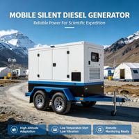 Groupe électrogène diesel Weichai monté sur remorque, à large application, avec service après-vente