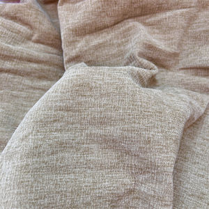 L7877 #2025 Nouvelle Arrivée Tissu Peluche Chenille avec Double Face Couleur Solide pour <span class=keywords><strong>Pyjama</strong></span> et Couverture Eco-friendly - Product Image 4