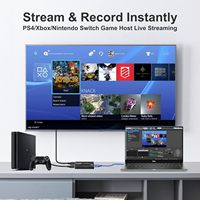 Carte de Capture de Câble de Données 4K pour HDTV, Prend en Charge l'Enregistrement de Streaming Full HD 1080P 60FPS, Compatible Nintendo Switch/PS5/3DS/Xbox/PS4