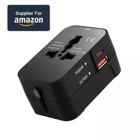 Adaptateur de voyage universel US EU UK AUS, chargeur mural international, adaptateur de prise AC, 3.5A Smart Power 3.0A QC2.0 OTP/OPV