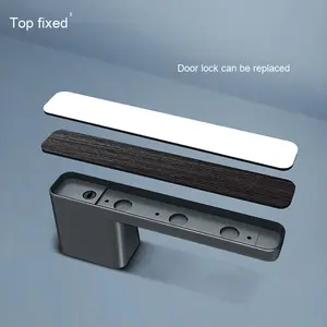 इतालवी पारिस्थितिक दरवाजा हैंडल मूक चुंबकीय लॉक टॉप ठोस लकड़ी आधुनिक डिजाइन अपार्टमेंट के लिए इनडोर बेडरूम सार्वभौमिक डिजाइन - Product Image 2