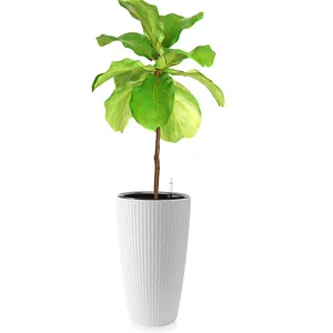 O melhor preço modular moderno comercial plantador curvo jardim interno vasos de plantas de luxo tall planters