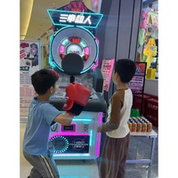 Machine de jeu de boxe d'arcade avec lecteur de cartes, options de jeu multiples, version cadeau et tickets, machine de frappe pour centre de jeux