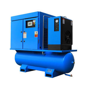 All-In-One 7.5KW-22KW Oil-Free Screw Air Compressor 380V AC Power 10bar-16bar Motor <b>Engine</b> Bearing Core Air Cooled - Product Image 2