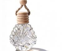Flacon diffuseur de parfum de luxe vide de 14 ml en verre avec bouchon en bois – Personnalisable pour remplir votre parfum