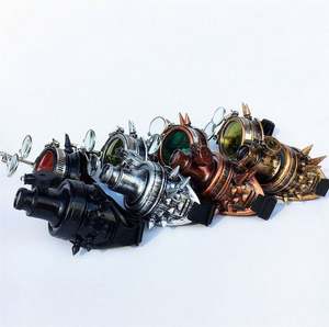 Lunettes de protection steampunk colorées avec lumière LED, style gothique vintage, pour cosplay et fêtes, vente en gros sur mesure - Product Image 5