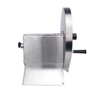 Máquina de <span class=keywords><strong>banana</strong></span> <span class=keywords><strong>chips</strong></span> de aço inoxidável, fatiador com lâminas enorme e almofadas de pés de borracha - Product Image 2