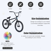 Horquilla de Acero Chromoly en Stock de Fábrica Bicicletas BMX de 20 Pulgadas Bicicleta Freestyle BMX Económica para Hombres