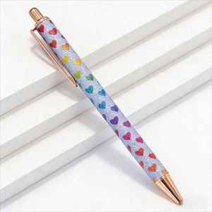 Gold Powder Promotion Luxury Metal Ballpoint <b>Pen</b> with logo High Quality Signature <b>Pen</b> Custom <b>Pen</b> Suitable for Corporate Events - Product Image 2