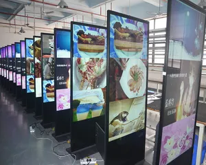 Chine usine 43 pouces support de sol affichage numérique Machine Android Wifi Lcd moniteur vertical TV intérieur écran publicitaire