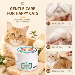Limpiador Quita Grasa para Mascotas, Solución de Aseo para Gatos con <span class=keywords><strong>Barbilla</strong></span> Negra y Cola Grasa, Limpieza Profunda - Product Image 3